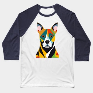 Portrait of Pitbull Baseball T-Shirt